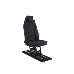 Drivers Seat Jany 805 Reclining Back Grey Vinyl RH Belt